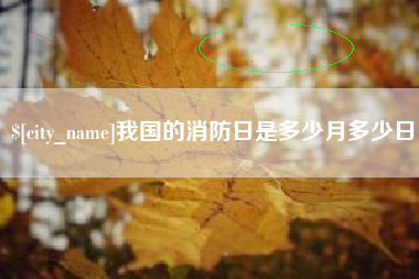 高平我国的消防日是多少月多少日