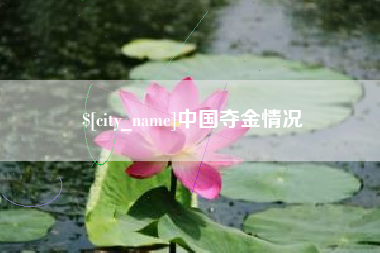 高平中国夺金情况