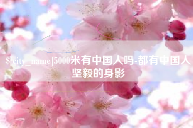高平5000米有中国人吗-都有中国人坚毅的身影