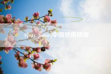 高平中国地图精细