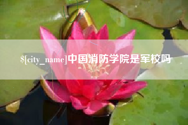 高平中国消防学院是军校吗