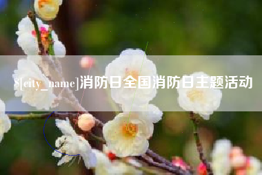 高平消防日全国消防日主题活动