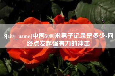 高平中国5000米男子记录是多少-向终点发起强有力的冲击