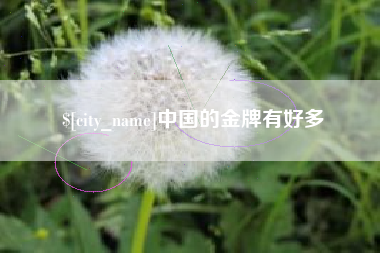 高平中国的金牌有好多