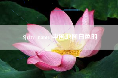 高平中国地图白色的
