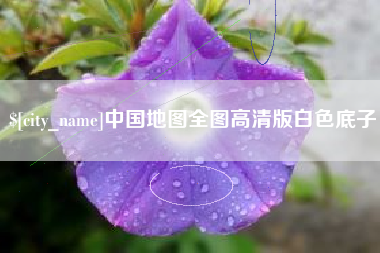 高平中国地图全图高清版白色底子