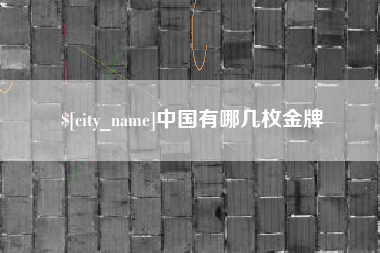 高平中国有哪几枚金牌