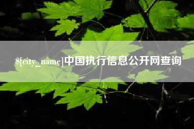 高平中国执行信息公开网查询