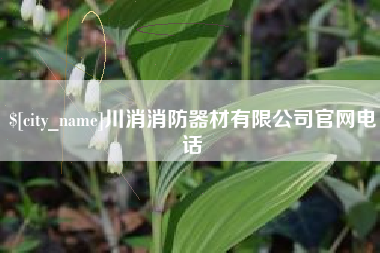 高平川消消防器材有限公司官网电话