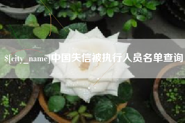 高平中国失信被执行人员名单查询