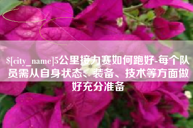 高平5公里接力赛如何跑好-每个队员需从自身状态、装备、技术等方面做好充分准备