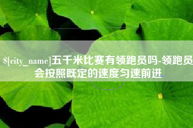 高平五千米比赛有领跑员吗-领跑员会按照既定的速度匀速前进