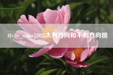 高平2025大利方向和不利方向图