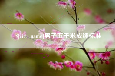 高平男子五千米成绩标准