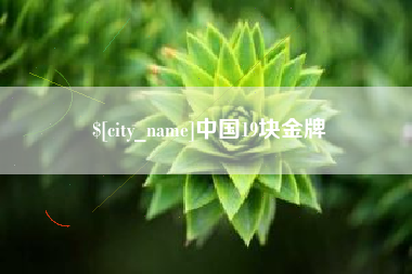 高平中国19块金牌