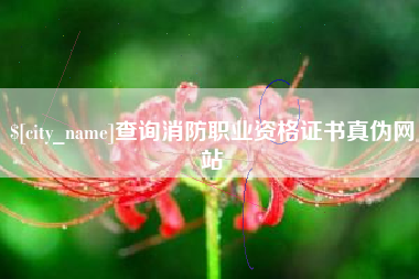 高平查询消防职业资格证书真伪网站