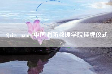 高平中国消防救援学院挂牌仪式