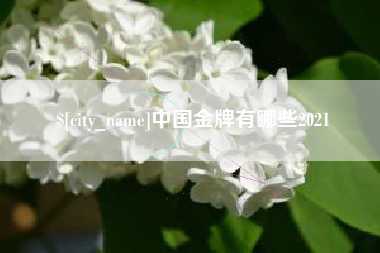 高平中国金牌有哪些2021